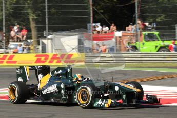© Octane Photographic Ltd. 2011. Formula 1 World Championship – Italy – Monza – 9th September 2011 – Karun Chandhock, Team Lotus TL128, Free practice 1 – Digital Ref : 0173CB7D5822