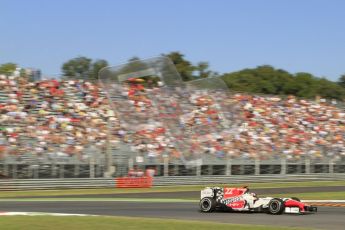 © Octane Photographic Ltd. 2011. Formula 1 World Championship – Italy – Monza – 9th September 2011 – Daniel Ricciardo, HRT F111 - Free practice 1 – Digital Ref :  0173CB7D5949
