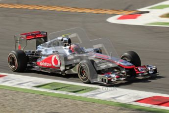 © Octane Photographic Ltd. 2011. Formula 1 World Championship – Italy – Monza – 9th September 2011 – Jenson Button - Vodafone McLaren Mercedes MP4/26, Free practice 1 – Digital Ref : 0173CB7D6072
