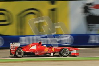 © Octane Photographic Ltd. 2011. Formula 1 World Championship – Italy – Monza – 9th September 2011, Ferrari F150 - Fernando Alonso – Free practice 2 – Digital Ref :  0174CB1D2367