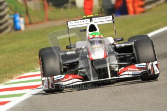 © Octane Photographic Ltd. 2011. Formula 1 World Championship – Italy – Monza – 9th September 2011, Sauber C30 - Sergio Perez – Free practice 2 – Digital Ref :  0174CB7D6166