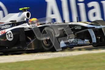 © Octane Photographic Ltd. 2011. Formula 1 World Championship – Italy – Monza – 9th September 2011, Williams FW33 - Pastor Maldonado – Free practice 2 – Digital Ref :  0174CB7D6489