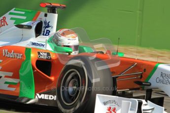 © Octane Photographic Ltd. 2011. Formula 1 World Championship – Italy – Monza – 9th September 2011 – Free practice 2, Force India VJM04 - Paul di Resta – Digital Ref :  0174CB7D6565