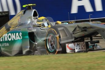 © Octane Photographic Ltd. 2011. Formula 1 World Championship – Italy – Monza – 9th September 2011, Mercedes MGP W02 - Nico Rosberg – Free practice 2 – Digital Ref : 0174CB7D6608
