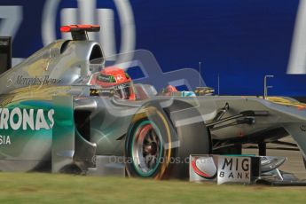 © Octane Photographic Ltd. 2011. Formula 1 World Championship – Italy – Monza – 9th September 2011, Mercedes MGP W02 - Michael Shumacher – Free practice 2 – Digital Ref :  0174CB7D6616