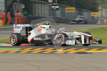 © Octane Photographic Ltd. 2011. Formula 1 World Championship – Italy – Monza – 10th September 2011, Sergio Perez, Sauber C30 – Free practice 3 – Digital Ref :  0175CB1D2475