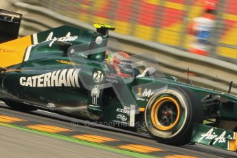 © Octane Photographic Ltd. 2011. Formula 1 World Championship – Italy – Monza – 10th September 2011, Jarno Trulli, Team Lotus T128 – Free practice 3 – Digital Ref : 0175CB1D2490