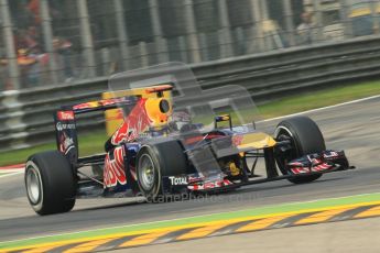 © Octane Photographic Ltd. 2011. Formula 1 World Championship – Italy – Monza – 10th September 2011, Sebastian Vettel, Red Bull Racing RB7 – Free practice 3 – Digital Ref :  0175CB1D2502
