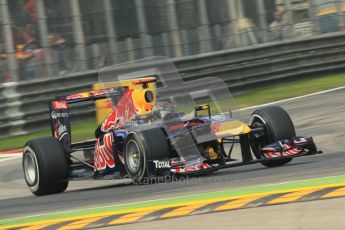© Octane Photographic Ltd. 2011. Formula 1 World Championship – Italy – Monza – 10th September 2011, Sebastian Vettel, Red Bull Racing RB7 – Free practice 3 – Digital Ref : 0175CB1D2502