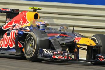 © Octane Photographic Ltd. 2011. Formula 1 World Championship – Italy – Monza – 10th September 2011, Mark Webber, Red Bull Racing RB7 – Free practice 3 – Digital Ref :  0175CB1D2800