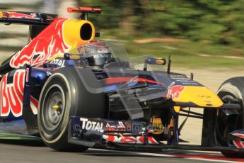 © Octane Photographic Ltd. 2011. Formula 1 World Championship – Italy – Monza – 10th September 2011, Sebastian Vettel, Red Bull Racing RB7 – Free practice 3 – Digital Ref :  0175CB1D2891