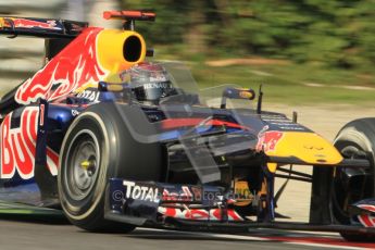 © Octane Photographic Ltd. 2011. Formula 1 World Championship – Italy – Monza – 10th September 2011, Sebastian Vettel, Red Bull Racing RB7 – Free practice 3 – Digital Ref : 0175CB1D2891