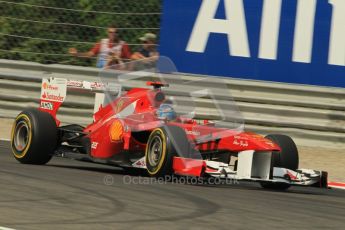 © Octane Photographic Ltd. 2011. Formula 1 World Championship – Italy – Monza – 10th September 2011, Fernando Alonso, Ferrari F150 – Free practice 3 – Digital Ref :  0175CB1D2989