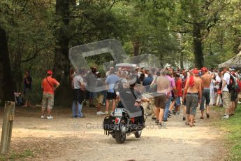 © Octane Photographic Ltd. 2011. Formula 1 World Championship – Italy – Monza – 10th September 2011, The Monza crowds in the park – Free practice 3 – Digital Ref : 0175CB7D6812