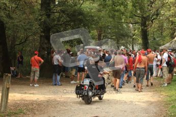 © Octane Photographic Ltd. 2011. Formula 1 World Championship – Italy – Monza – 10th September 2011, The Monza crowds in the park – Free practice 3 – Digital Ref :  0175CB7D6812