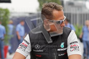 © Octane Photographic Ltd. 2011. Formula 1 World Championship – Italy – Monza – 10th September 2011 - Michael Shumacher, Mercedes GP – Free practice 3 – Digital Ref : 0175LW7D5944