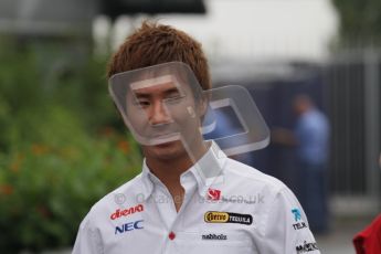 © Octane Photographic Ltd. 2011. Formula 1 World Championship – Italy – Monza – 10th September 2011 - Kamui Kobayashi, Sauber – Free practice 3 – Digital Ref : 0175LW7D6113