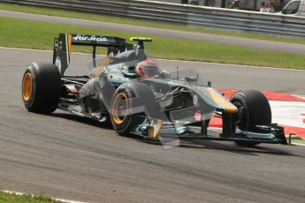 © Octane Photographic Ltd. 2011. Formula 1 World Championship – Italy – Monza – 11th September 2011 Jarno Trulli – Race outlap – Digital Ref : 0177CB7D7708