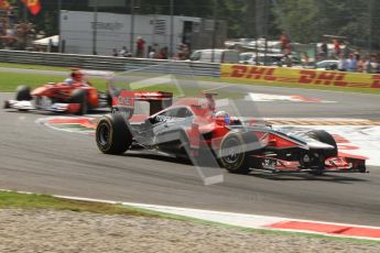 © Octane Photographic Ltd. 2011. Formula 1 World Championship – Italy – Monza – 11th September 2011 Timo Glock, Virgin Marussia Racing VMR02 – Race outlap – Digital Ref : 0177CB7D7754
