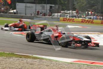 © Octane Photographic Ltd. 2011. Formula 1 World Championship – Italy – Monza – 11th September 2011 Timo Glock, Virgin Marussia Racing VMR02 – Race outlap – Digital Ref :  0177CB7D7754