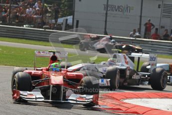 © Octane Photographic Ltd. 2011. Formula 1 World Championship – Italy – Monza – 11th September 2011 Felipe Massa (Ferrari) and Sergio Perez (Sauber) – Race – Digital Ref :  0177CB7D8064