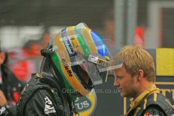 © Octane Photographic Ltd. 2011. Formula One Belgian GP – Spa – Sunday 28th August 2011 – Drivers’ parade and starting grid. Digital Reference : 0167cb1d0397
