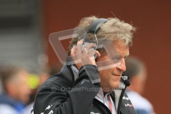 © Octane Photographic Ltd. 2011. Formula One Belgian GP – Spa – Sunday 28th August 2011 – Drivers’ parade and starting grid. Norbert Haug of Mercedes. Digital Reference : 0167cb1d0409