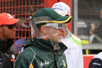 © Octane Photographic Ltd. 2011. Formula One Belgian GP – Spa – Sunday 28th August 2011 – Drivers’ parade and starting grid. Digital Reference : 0167lw7d8132