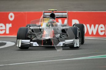 © Octane Photographic Ltd. 2011. Formula One Belgian GP – Spa – Friday 26th August 2011 – Free Practice 1, Viantonio Liutzi - HRT F111. Digital Reference : 0163CB1D6917