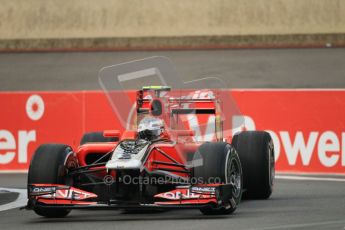 © Octane Photographic Ltd. 2011. Formula One Belgian GP – Spa – Friday 26th August 2011 – Free Practice 1, Jerome d'Ambrosio - Marussia Virgin Racing VMR02. Digital Reference : 0163CB1D6925