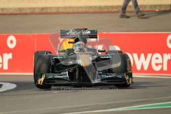 © Octane Photographic Ltd. 2011. Formula One Belgian GP – Spa – Friday 26th August 2011 – Free Practice 1, Karun Chandhock - Team Lotus TL128. Digital Reference : 0163CB1D6994