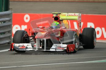 © Octane Photographic Ltd. 2011. Formula One Belgian GP – Spa – Friday 26th August 2011 – Free Practice 1, Felipe Massa - Ferrari F150. Digital Reference : 0163CB1D7003