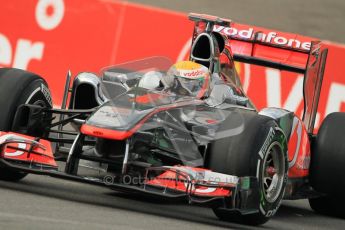 © Octane Photographic Ltd. 2011. Formula One Belgian GP – Spa – Friday 26th August 2011 – Free Practice 1, Lewis Hamilton - McLaren MP4/26. Digital Reference : 0163CB1D7011