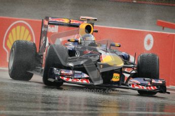 © Octane Photographic Ltd. 2011. Formula One Belgian GP – Spa – Friday 26th August 2011 – Free Practice 1, Sebastian Vettel - Red Bull RB7. Digital Reference : 0163CB1D7042
