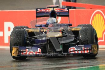 © Octane Photographic Ltd. 2011. Formula One Belgian GP – Spa – Friday 26th August 2011 – Free Practice 1, Sebastien Buemi - Torro Roso STR6. Digital Reference : 0163CB1D7077