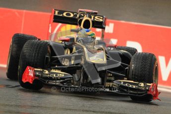 © Octane Photographic Ltd. 2011. Formula One Belgian GP – Spa – Friday 26th August 2011 – Free Practice 1, Bruno Senna - Renault R31. Digital Reference : 0163CB1D7085