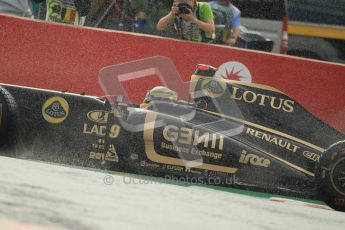 © Octane Photographic Ltd. 2011. Formula One Belgian GP – Spa – Friday 26th August 2011 – Free Practice 1, Bruno Senna - Renault R31. Digital Reference : 0163CB1D7183