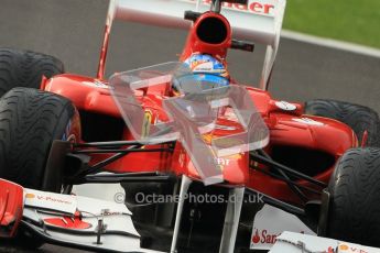 © Octane Photographic Ltd. 2011. Formula One Belgian GP – Spa – Friday 26th August 2011 – Free Practice 1, Fernando Alonso - Ferrari F150. Digital Reference : 0163CB1D7192