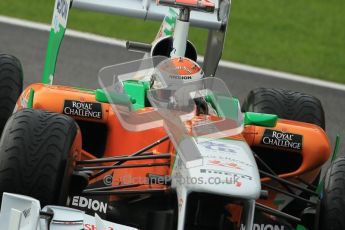 © Octane Photographic Ltd. 2011. Formula One Belgian GP – Spa – Friday 26th August 2011 – Free Practice 1, Adrian Sutil - Force India VJM04. Digital Reference : 0163CB1D7201