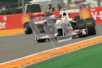 © Octane Photographic Ltd. 2011. Formula One Belgian GP – Spa – Friday 26th August 2011 – Free Practice 1, Kamui Kobayashi - Sauber R31. Digital Reference : 0163CB1D7240