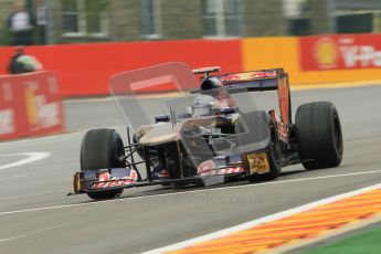 © Octane Photographic Ltd. 2011. Formula One Belgian GP – Spa – Friday 26th August 2011 – Free Practice 1, Sebastien Buemi - Torro Roso STR6. Digital Reference : 0163CB1D7296