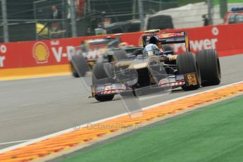 © Octane Photographic Ltd. 2011. Formula One Belgian GP – Spa – Friday 26th August 2011 – Free Practice 1, Jamie Alguersuari - Torro Roso STR6. Digital Reference : 0163CB1D7336