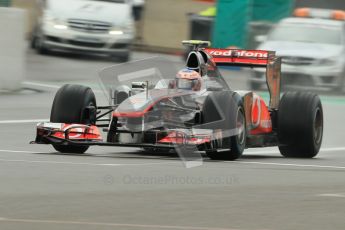 © Octane Photographic Ltd. 2011. Formula One Belgian GP – Spa – Friday 26th August 2011 – Free Practice 1, Jenson Button - Vodafone McLaren Mercedes MP4/26. Digital Reference : 0163CB1D7357