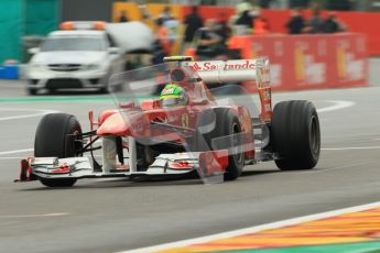 © Octane Photographic Ltd. 2011. Formula One Belgian GP – Spa – Friday 26th August 2011 – Free Practice 1, Felipe Massa - Ferrari F150. Digital Reference : 0163CB1D7372