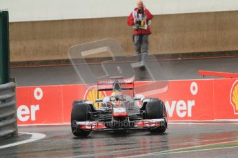 © Octane Photographic Ltd. 2011. Formula One Belgian GP – Spa – Friday 26th August 2011 – Free Practice 1, Lewis Hamilton - McLaren MP4/26. Digital Reference : 0163CB7D0376