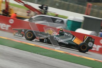 © Octane Photographic Ltd. 2011. Formula One Belgian GP – Spa – Friday 26th August 2011 – Free Practice 1, Jarno Trulli - Team Lotus TL128. Digital Reference : 0163CB7D0439