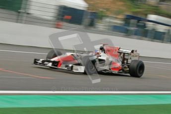 © Octane Photographic Ltd. 2011. Formula One Belgian GP – Spa – Friday 26th August 2011 – Free Practice 1, Daniel Ricciardo - HRT F111. Digital Reference : 0163CB7D0504