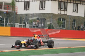 © Octane Photographic Ltd. 2011. Formula One Belgian GP – Spa – Friday 26th August 2011 – Free Practice 1, Sebastian Vettel - Red Bull RB7. Digital Reference : 0163CB7D0525