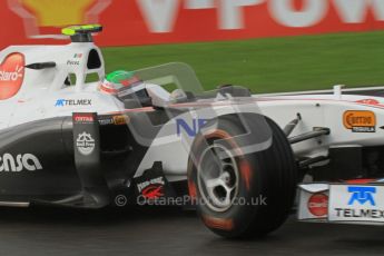 © Octane Photographic Ltd. 2011. Formula One Belgian GP – Spa – Friday 26th August 2011 – Free Practice 1, Sergio Perez - Sauber R31. Digital Reference : 0163LW7D0783