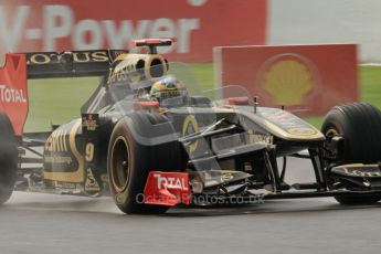 © Octane Photographic Ltd. 2011. Formula One Belgian GP – Spa – Friday 26th August 2011 – Free Practice 1, Bruno Senna - Renault R31. Digital Reference : 0163LW7D0963